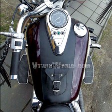 P) KAWASAKI VULCAN VN 800 EN 500 PELLE SERBATOIO copertura pad cinghia pannello reggiseno pettorina chap