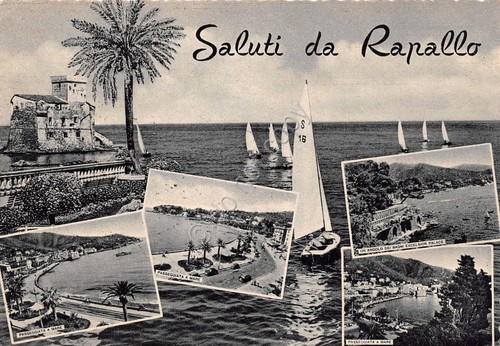 Cartolina rapallo vedute - cartolina,