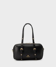 Cuoieria Fiorentina Eva soft duffle bauletto con tracolla, nero B000006070230.N