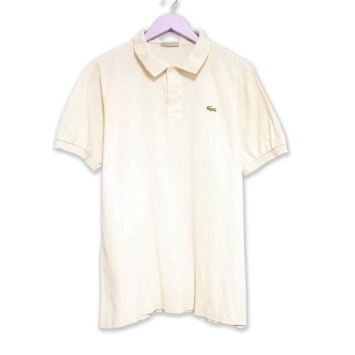 Polo lacoste vintage bianca - lacoste,
