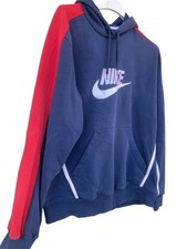 felpa nike vintage Blu S Con Cappuccio / Nike Hoodie Sweater 2000s Y2K