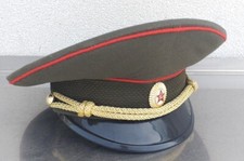 Berretto visiera vintage Ufficiale Esercito Sovietico originale marcato completo
