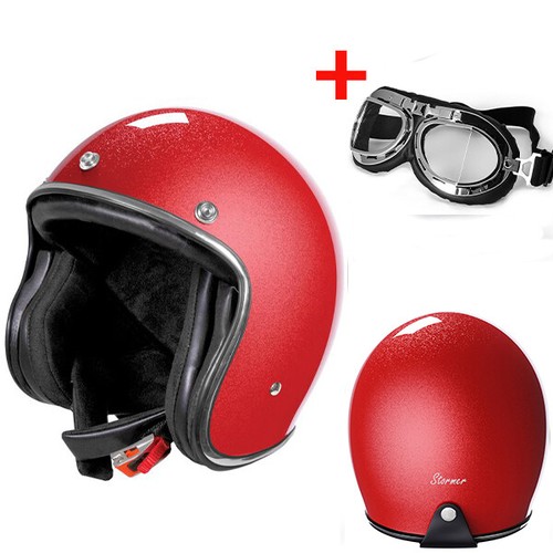 Casco jet moto cafe - jet,