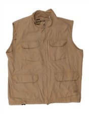 Gilet uomo MURPHY & NYE utility UK 44 2XL beige cotone AM15