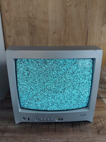Toshiba crt silver tv - toshiba,