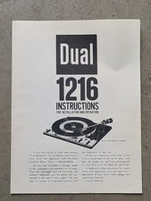 Doppio Giradischi 1216 Manuale