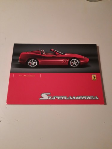 Ferrari superamerica libretto - ,