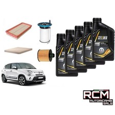 Kit Filtri Tagliando 5LT Olio Selenia 0w30 FIAT 500X 500L Jeep Renegade 1.6 MJET