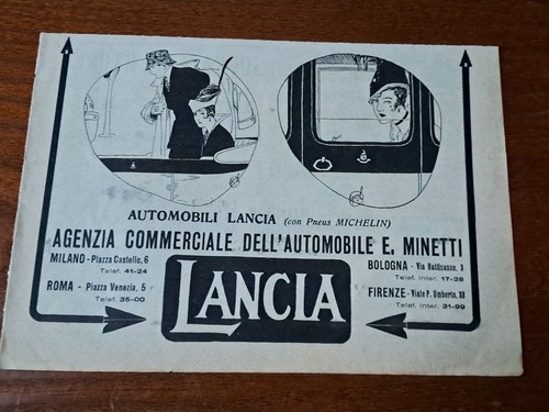 Pubblicità epoca automobili - d'epoca,