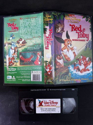 Vhs red toby nemiciamici - vhs,