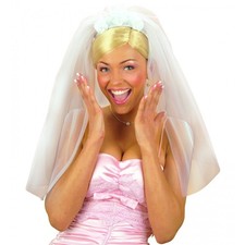 Cerchietto con Velo da Sposa