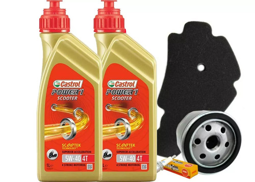 Kit tagliando castrol 5w40 - kit,