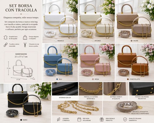 Set borsa donna - donna, con