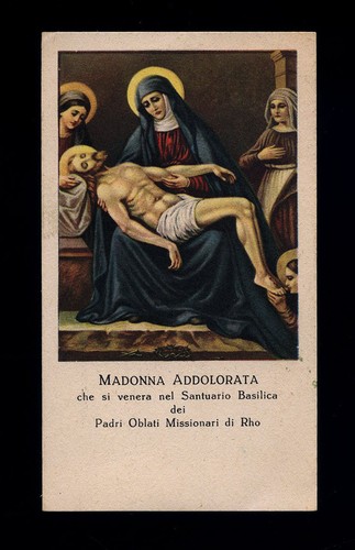 Santino holy card madonna - santino-holy,