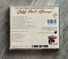 JEFF BECK - CD LIVE IN LONDON 1971  - GOT THE FEELIN' - GREAT SOUND - RARE OOP