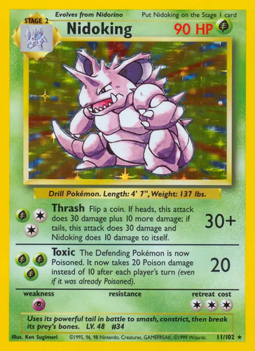 Nidoking 102 pokemon - nidoking,