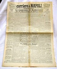 GIORNALE CORRIERE DI NAPOLI LA