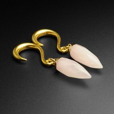 Small Ear Stone Weights Rose