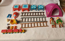 LOTTO PLAYMOBIL MISTO CIRCO TENDA SCALE GIOCATTOLI PERSONAGGI TESCHIO