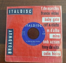 MINA ITALDISC 45 giri Il cielo in una stanza. La notte. 