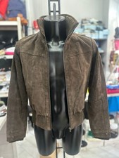 Ovs Giacca in pelle  Usato Uomo man Tg46 Marrone LLV393