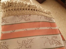 Coperta Matrimoniale in Raso di Seta Vintage Anni '70