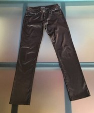 CALVIN KLEIN JEANS PANTALONI DONNA MARRONE LUCIDO W30 L34