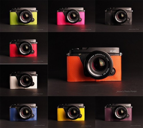 Borsa mezza fotocamera - , vera