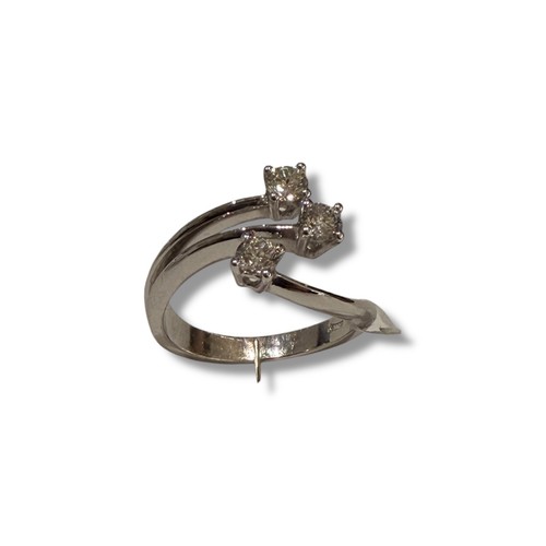 Anello trilogy oro bianco - in,