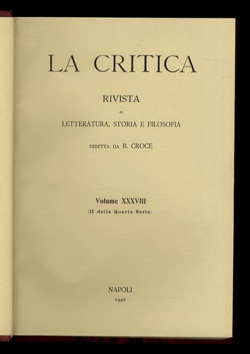 Critica rivista di - critica,