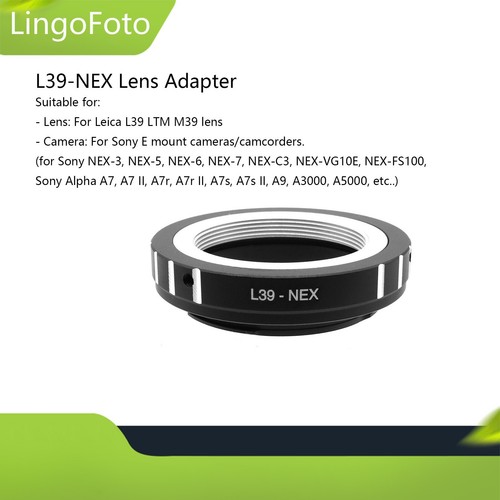 Adattatore obiettivo l39 nex - obiettivo, l39-nex