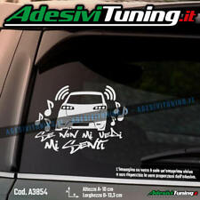 Adesivo Se non mi vedi mi