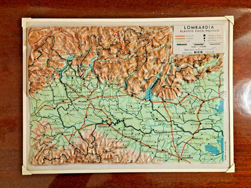 Lombardia cartina geografica - lombardia,