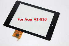 VETRO+ TOUCH SCREEN ACER ICONIA TAB A1-810 8" A810 DIGITIZER DISPLAY NERO TABLET