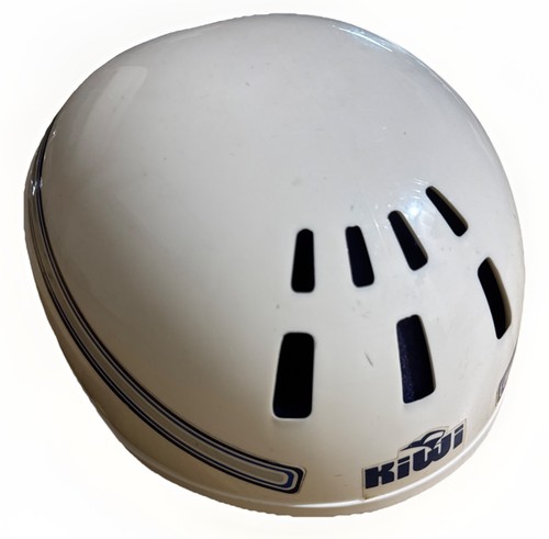 💥Casco kiwi vintage bianco