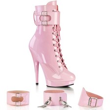 Stivaletti stringati tacco 6"