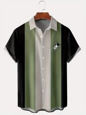 Camisa hawaiana negra talla