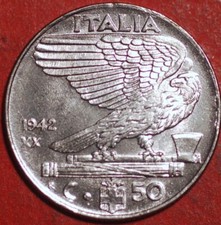 Italia 50 Centesimi 1942 XX