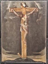 Antico dipinto religioso. Olio