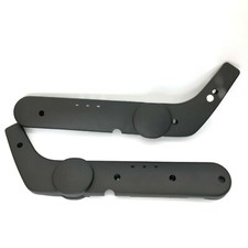 COPPIA BANDINE FIANCHETTI NERO