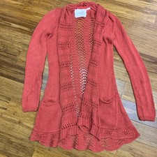 Cardigan maglia corallo Angel