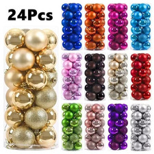 24x Palline di Natale 3/4/6 cm