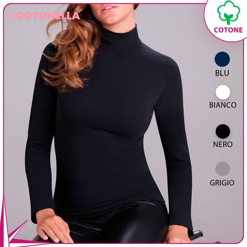 Maglia donna lupetto cotonella