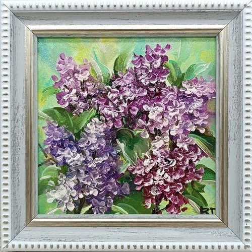 Dipinto olio originale - , fiori
