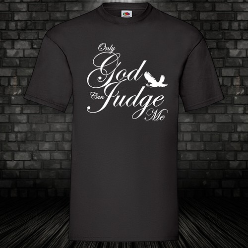 Shirt maglietta only god - t-shirt,