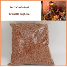 Sughero granella per presepe decorazioni natalizie vintage addobbi di natale