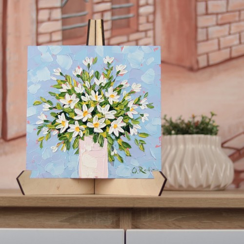 Quadro margherite vaso - quadro, in