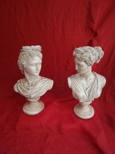 Coppia busti apollo - e, artemis