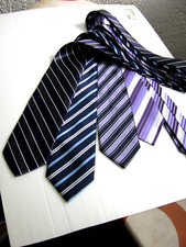 4 X CRAVATTE TIES SETA