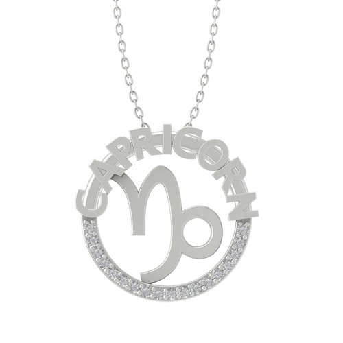 Collana con ciondolo zodiaco